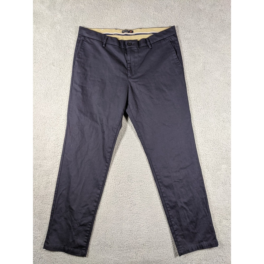 Levis Dockers Flex Comfort Slim Chino Pants Mens 38 Blue Mid Rise Straight Leg